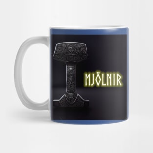 Mighty Mjolnir Thor Hammer Norse Mug